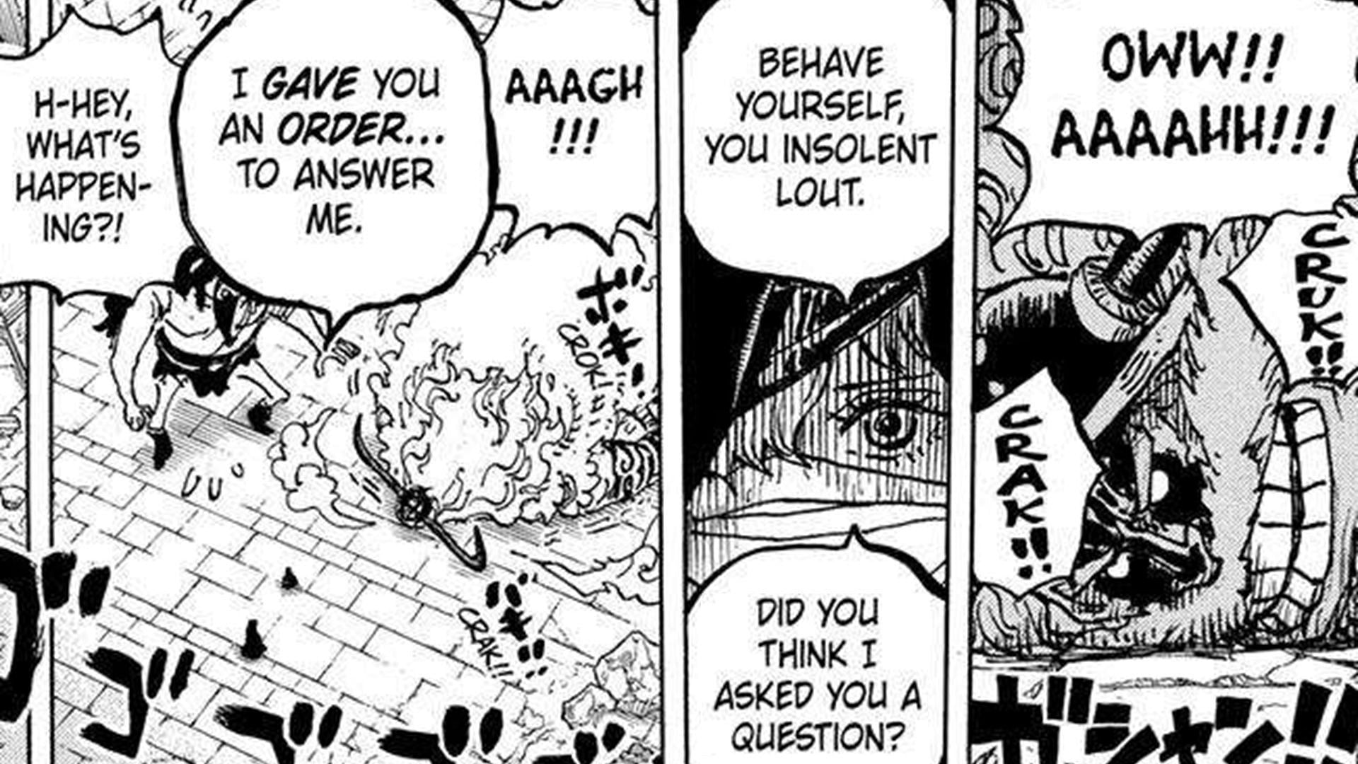 An example of Gunko's sadistic behavior (Image via Shueisha)
